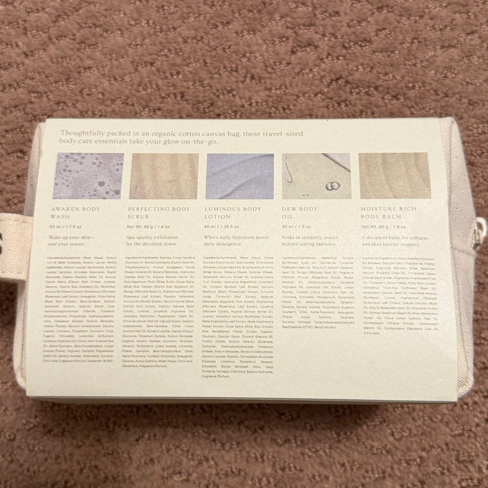 NIB Oak Essentials Travel Body Routine Set - Picture 3 of 4